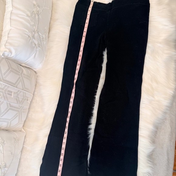 Guess Black Waffle Lounging Pants/Drawstring Waist - Picture 13 of 14